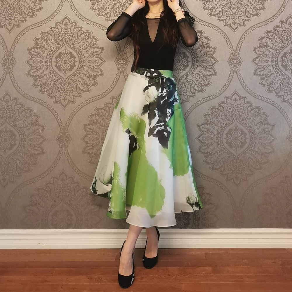 Custom made 100% silk skirt